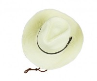 SKB003 Design Western Cowboy Hat Style Custom Foldable Straw Hat Style Foldable Customized Sunshade Hat Style Straw Hat Center detail view-6